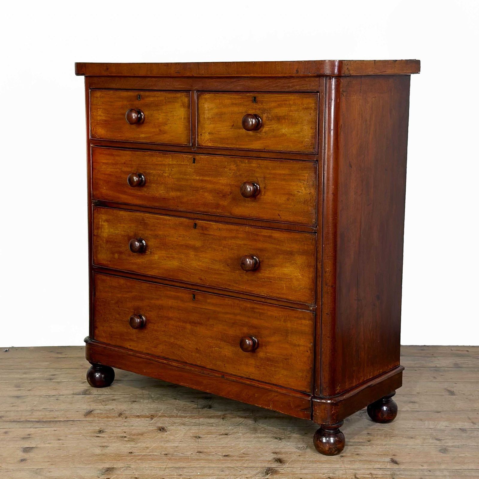 Antique Victorian Mahogany Chest Of Drawers | Antique Storage | Bedroom Drawers | Antique Chest Of Drawer (M 6 photo vinterior