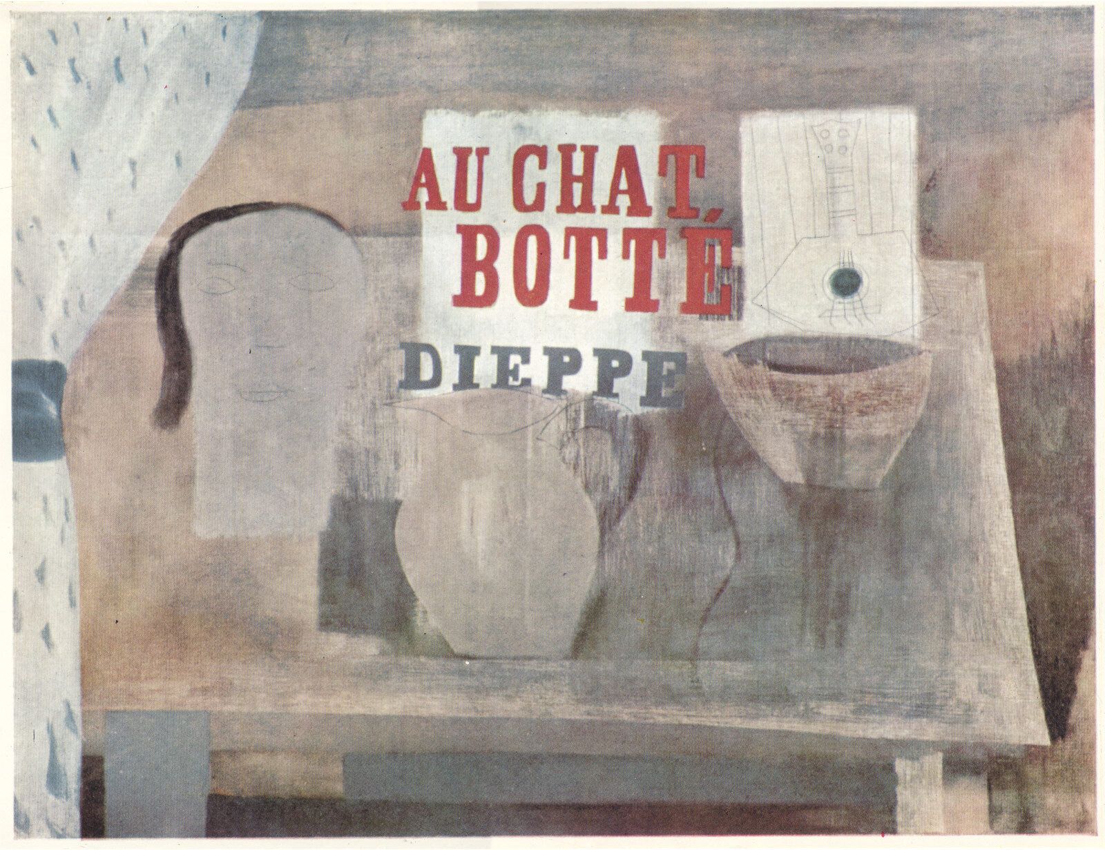 Ingelijste lithografische print van Ben Nicholson, 1962 photo furniture