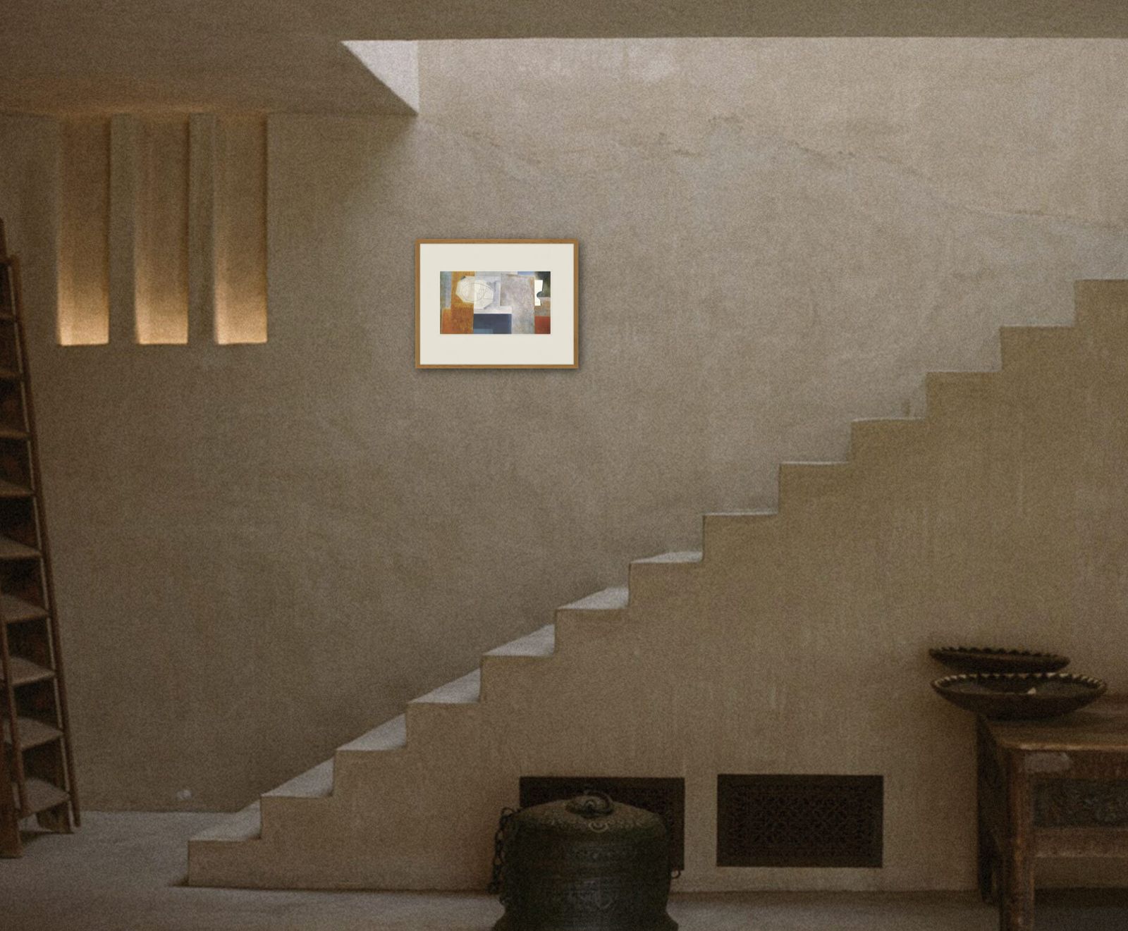 Ingelijste lithografische print van Ben Nicholson, 1962 photo for sale