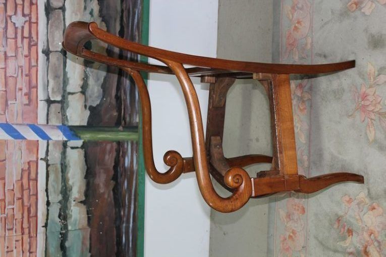 Restoration Armchair In Cherry 19th photo furniture