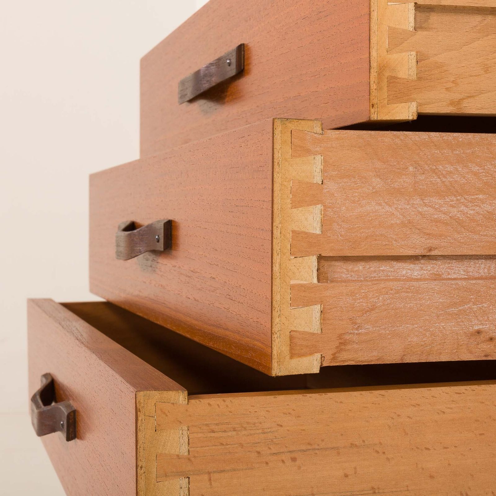 photo furniture Scandinavian Mid Century Wall Unit In Teak, 1960s