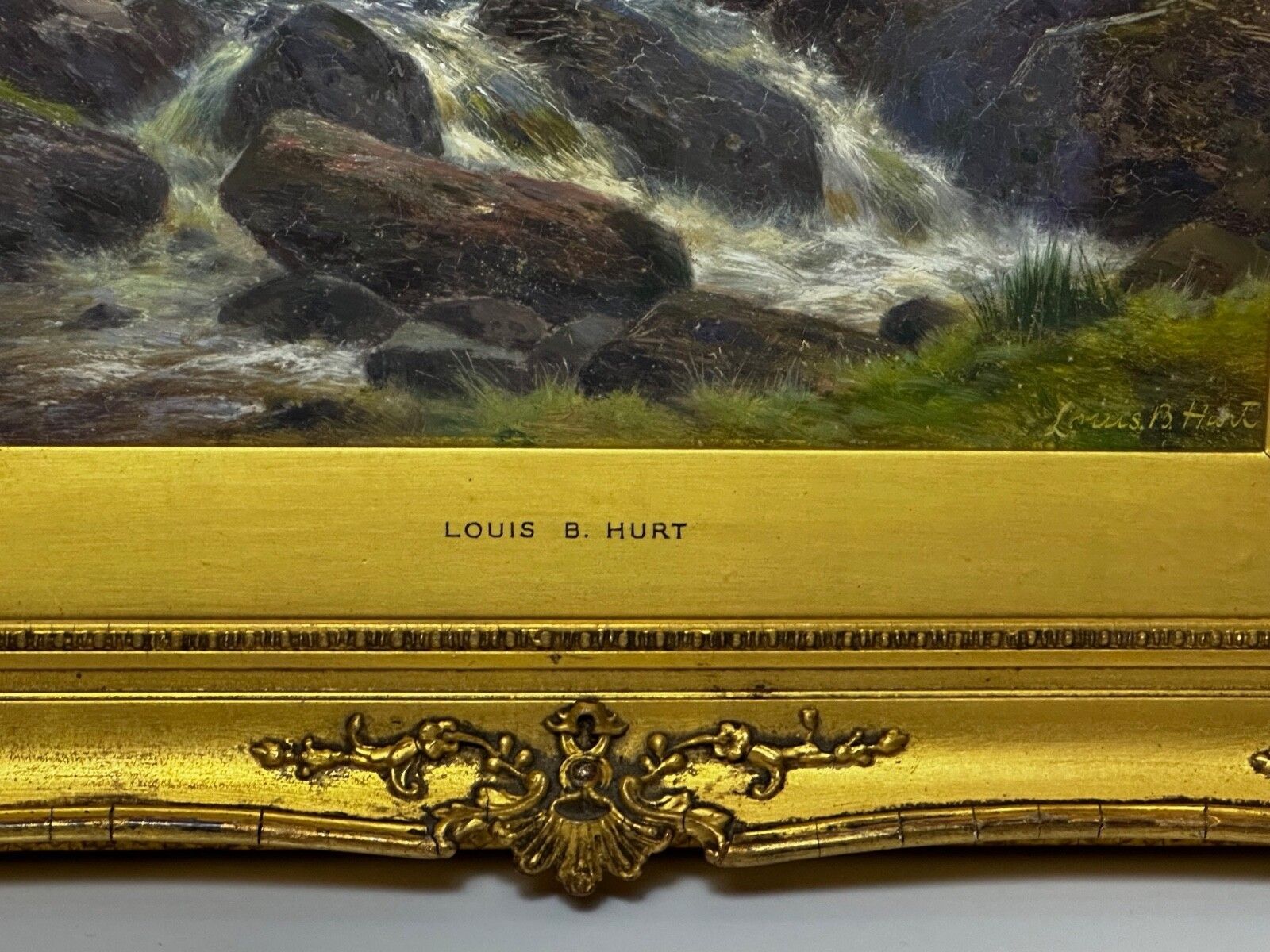 Victorian Oil Painting View The Glen Sligachan Skye Scotland By Louis Bosworth Hurt photo vinterior