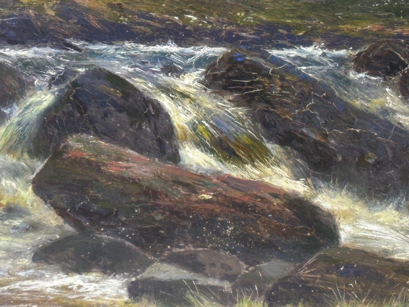 photo for sale Victorian Oil Painting View The Glen Sligachan Skye Scotland By Louis Bosworth Hurt
