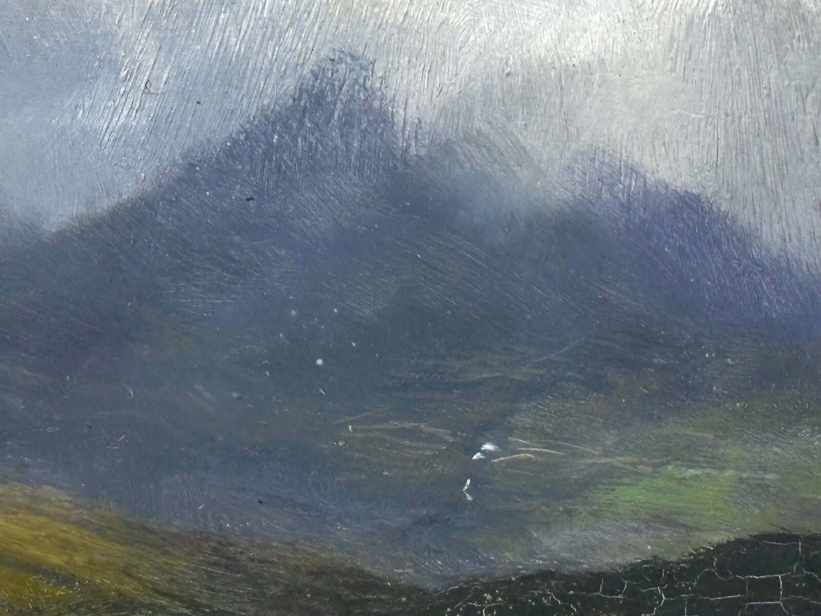 photo buy Victorian Oil Painting View The Glen Sligachan Skye Scotland By Louis Bosworth Hurt