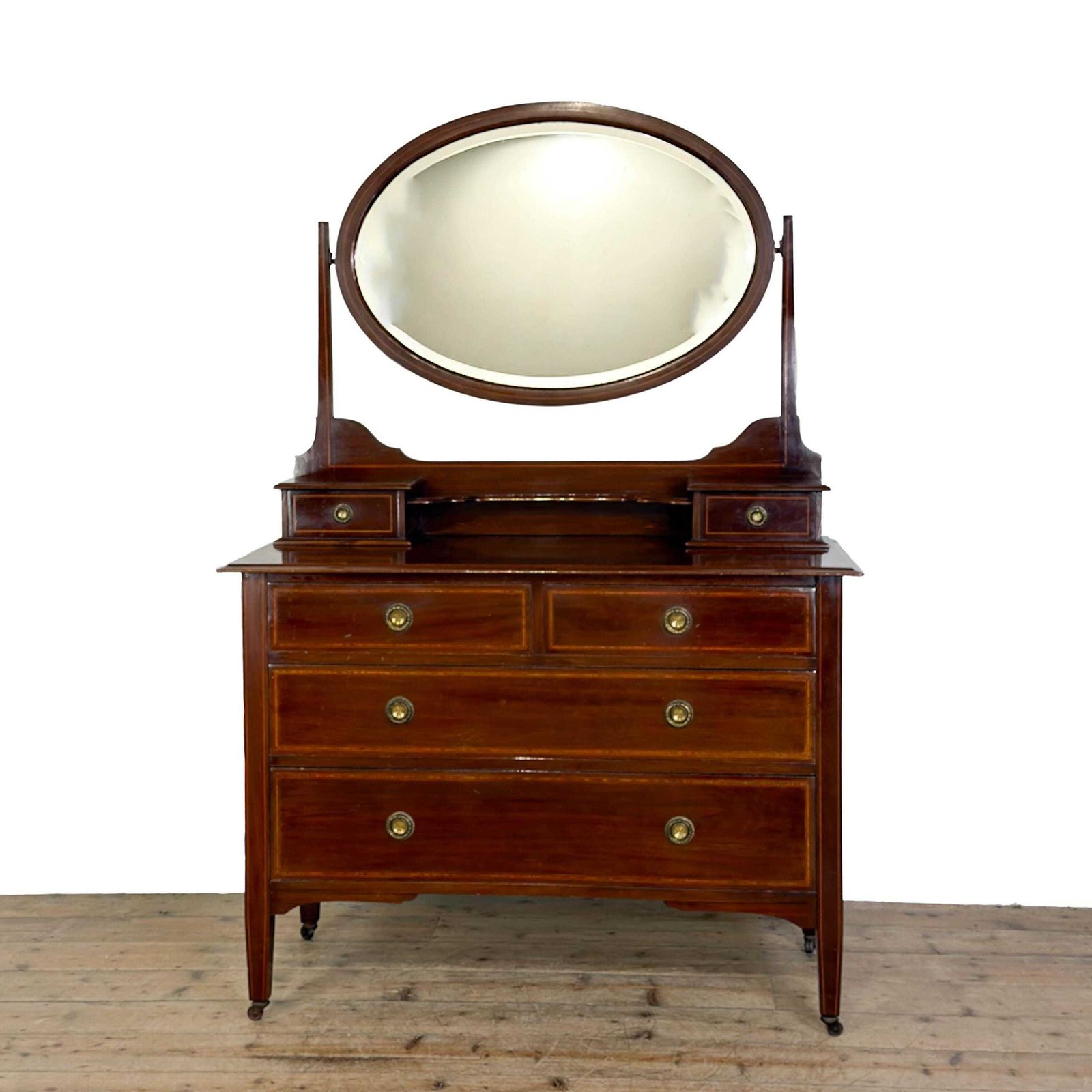 Antique Edwardian Mahogany Dressing Table | Dressing Room Furniture | Antique Storage | Dresser Tables