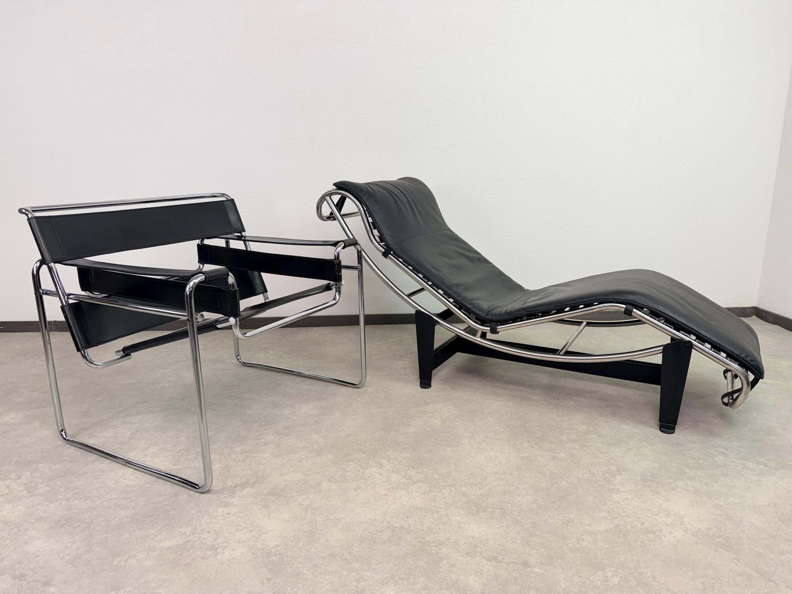 Authentic Vintage Marcel Breuer B3 "Wassily" Chair By Bononia, Italy photo for sale