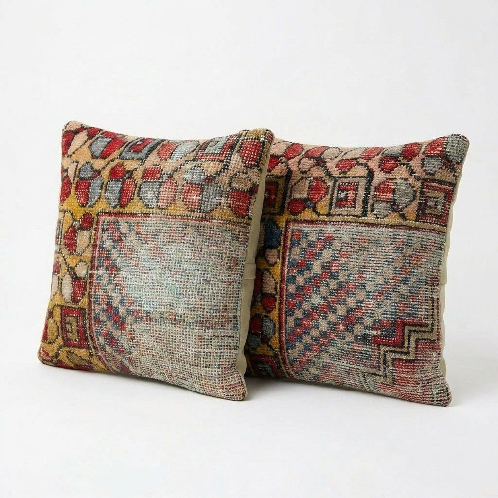 Modern Rug Pillow Cover 43 X 45 Cm   Set Of Two photo furniture