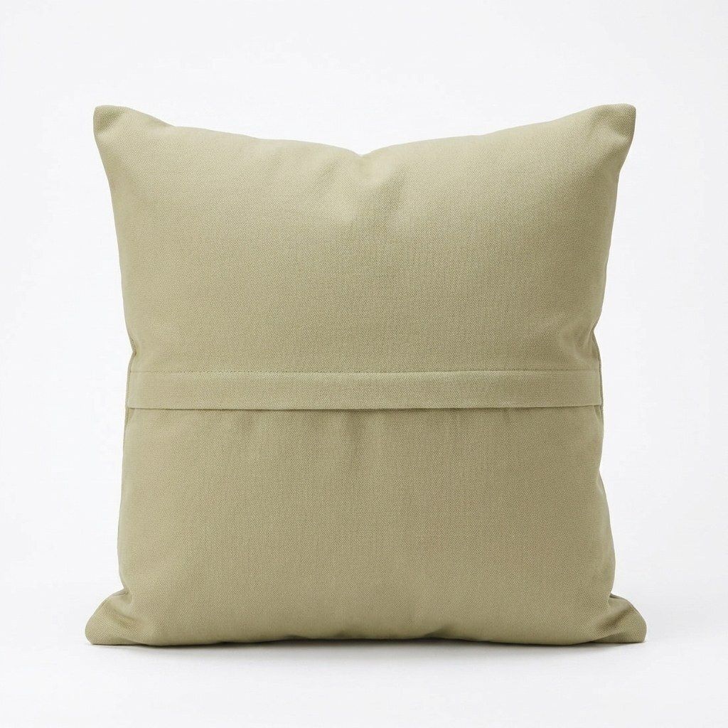 Gestreepte Kussenhoes van Vloerkleed 43 x 43 cm photo Textiel