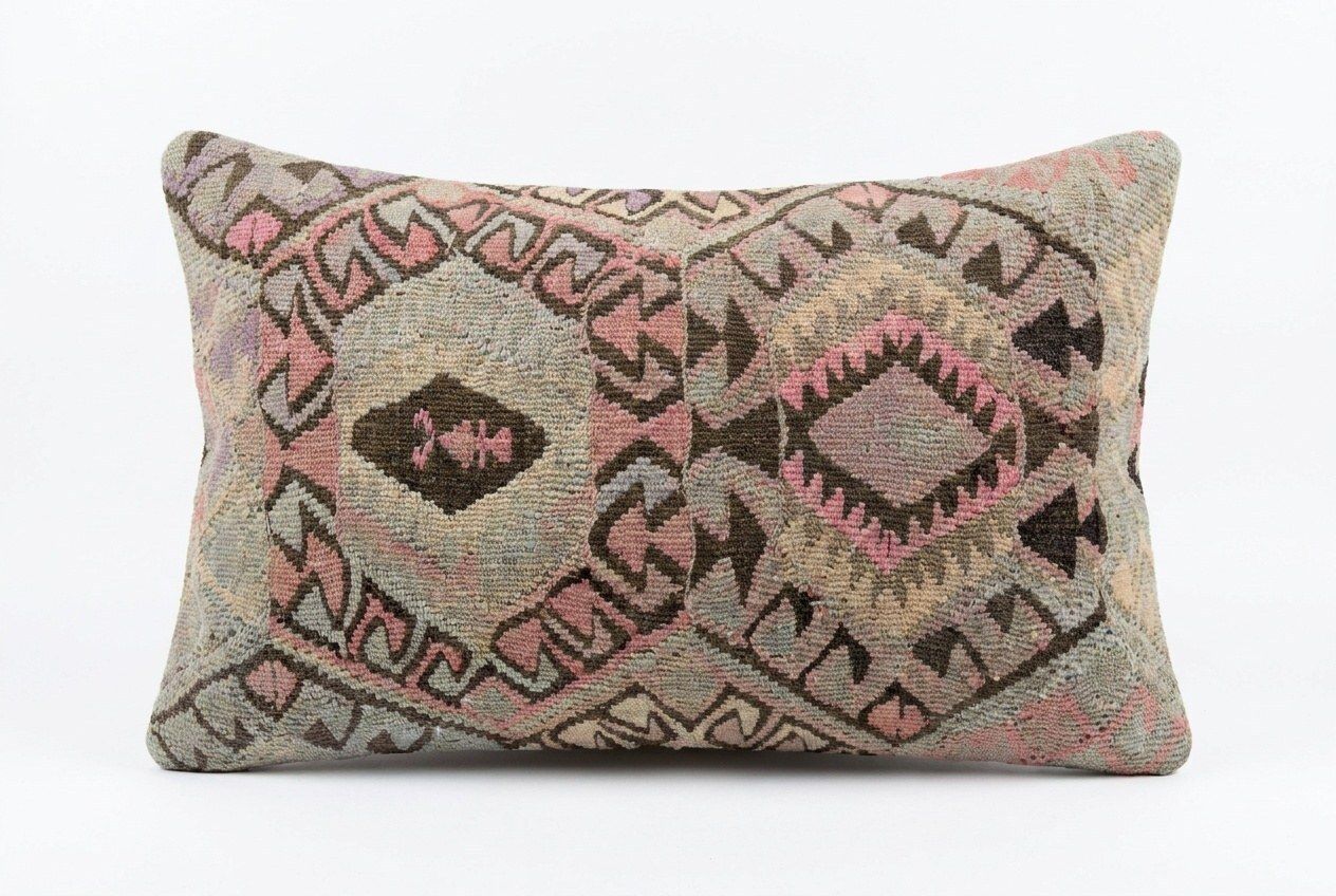 Modern Kilim Lendenkussen Hoes 40 x 60 cm
