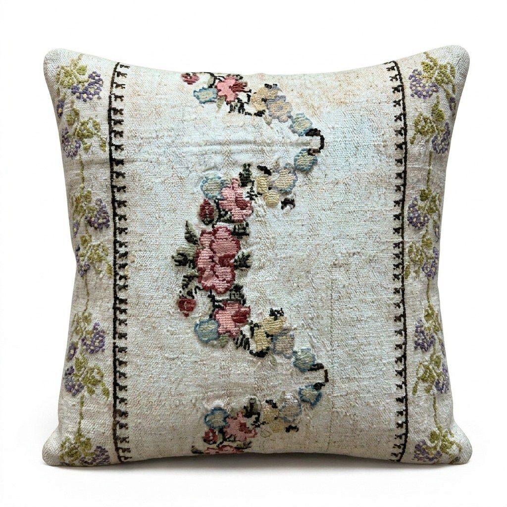Handgeweven kilim kussenhoes 50 x 50 cm