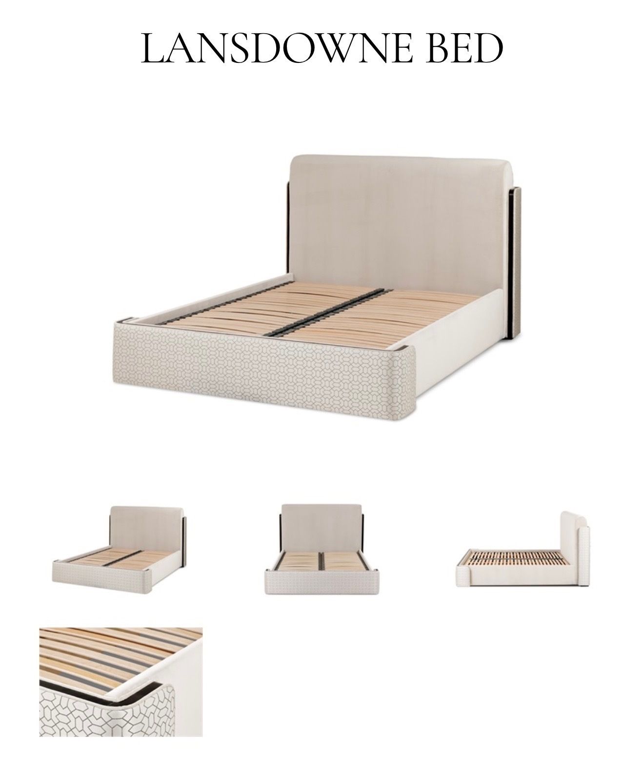 photo vinterior Sofa & Chair Company "Lansdowne" Upholstered King Sized Bed
