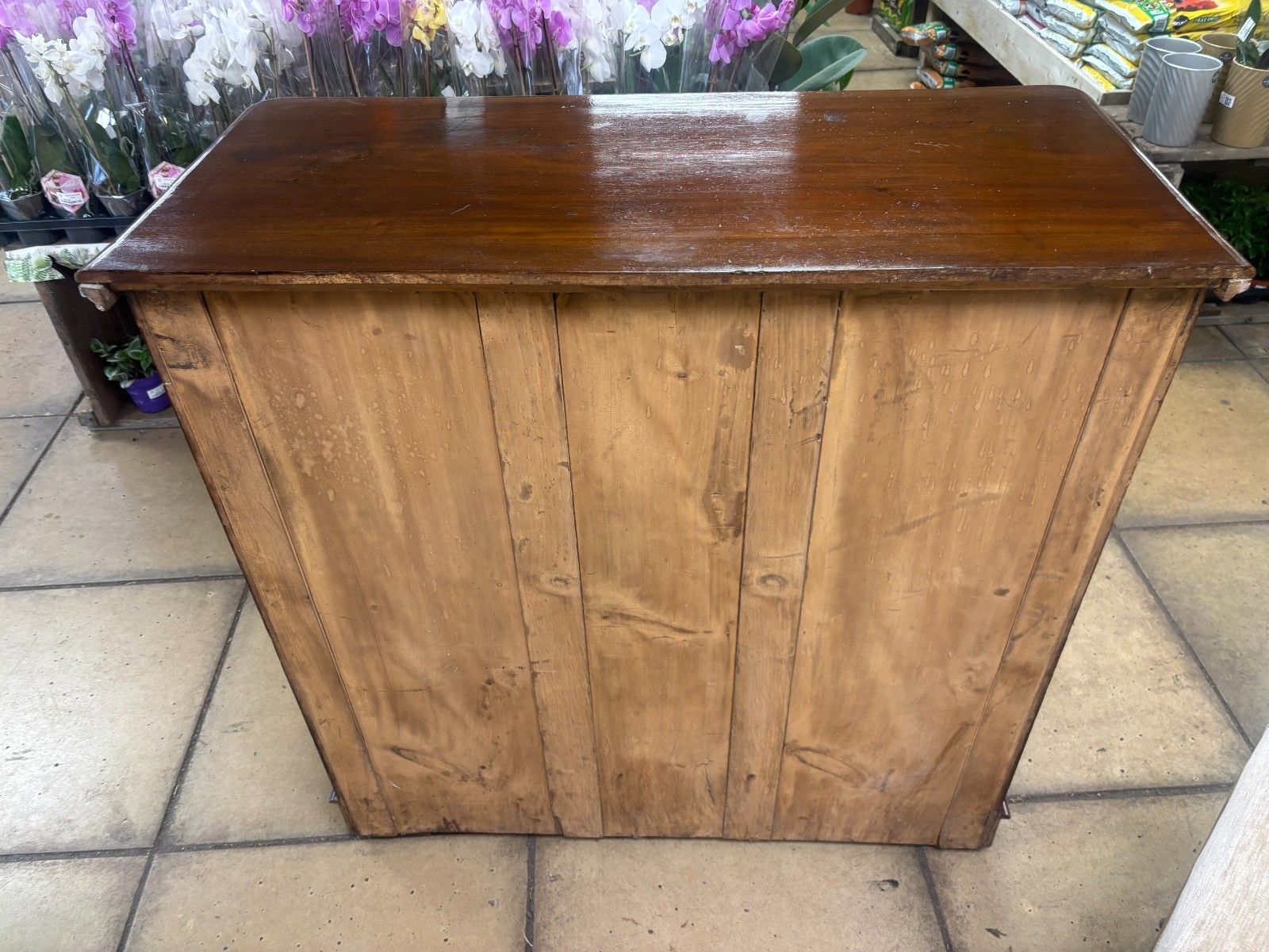 Antique Late Victorian Mahogany Two Over Three Chest Of Drawers As Found photo buy