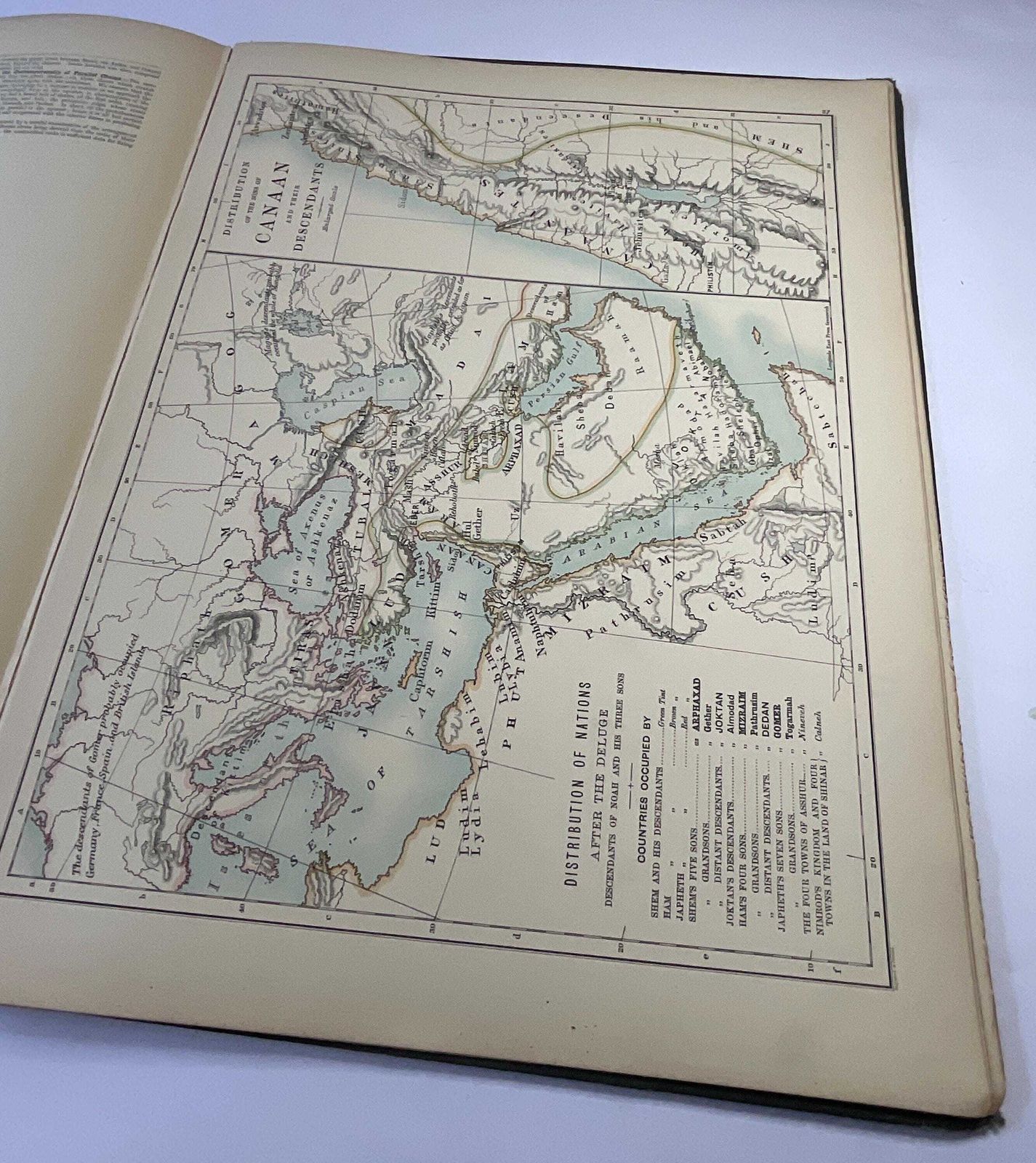 Imperial 1893 Elephant Folio Cosmographic World Atlas From The Library Of Sir Theodore Cracraft Hope (Imperial India Railway Builder) photo vinterior