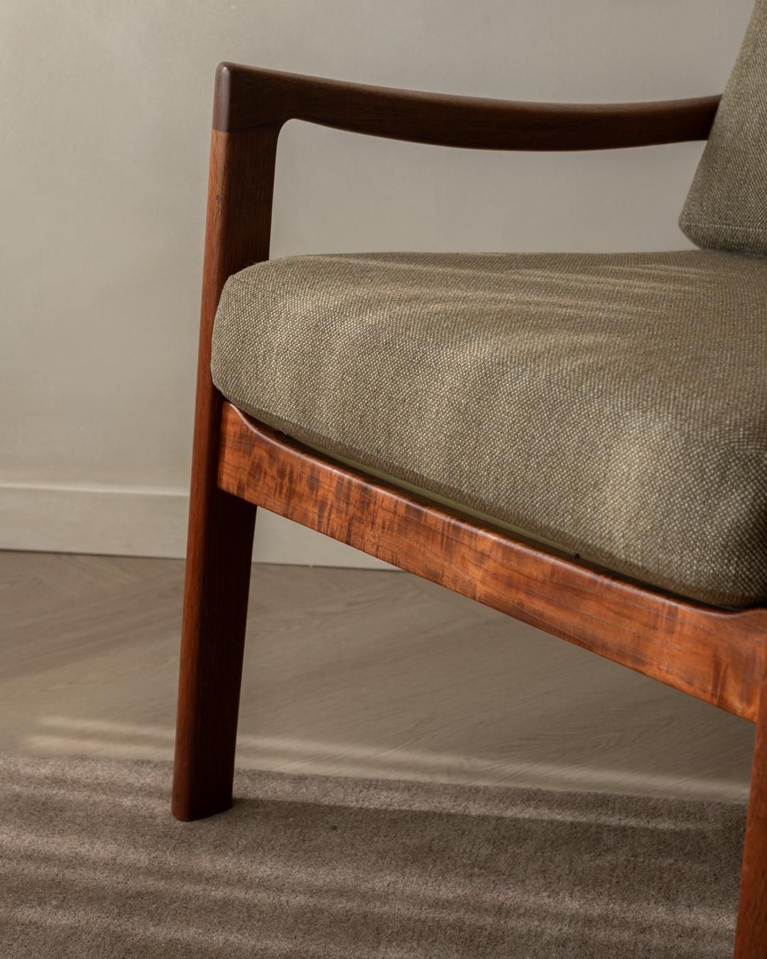 Furniture Senator Lounge Chairs By Ole Wanscher For Cado, Danish Teak, 1960s, Set Of 2 photo