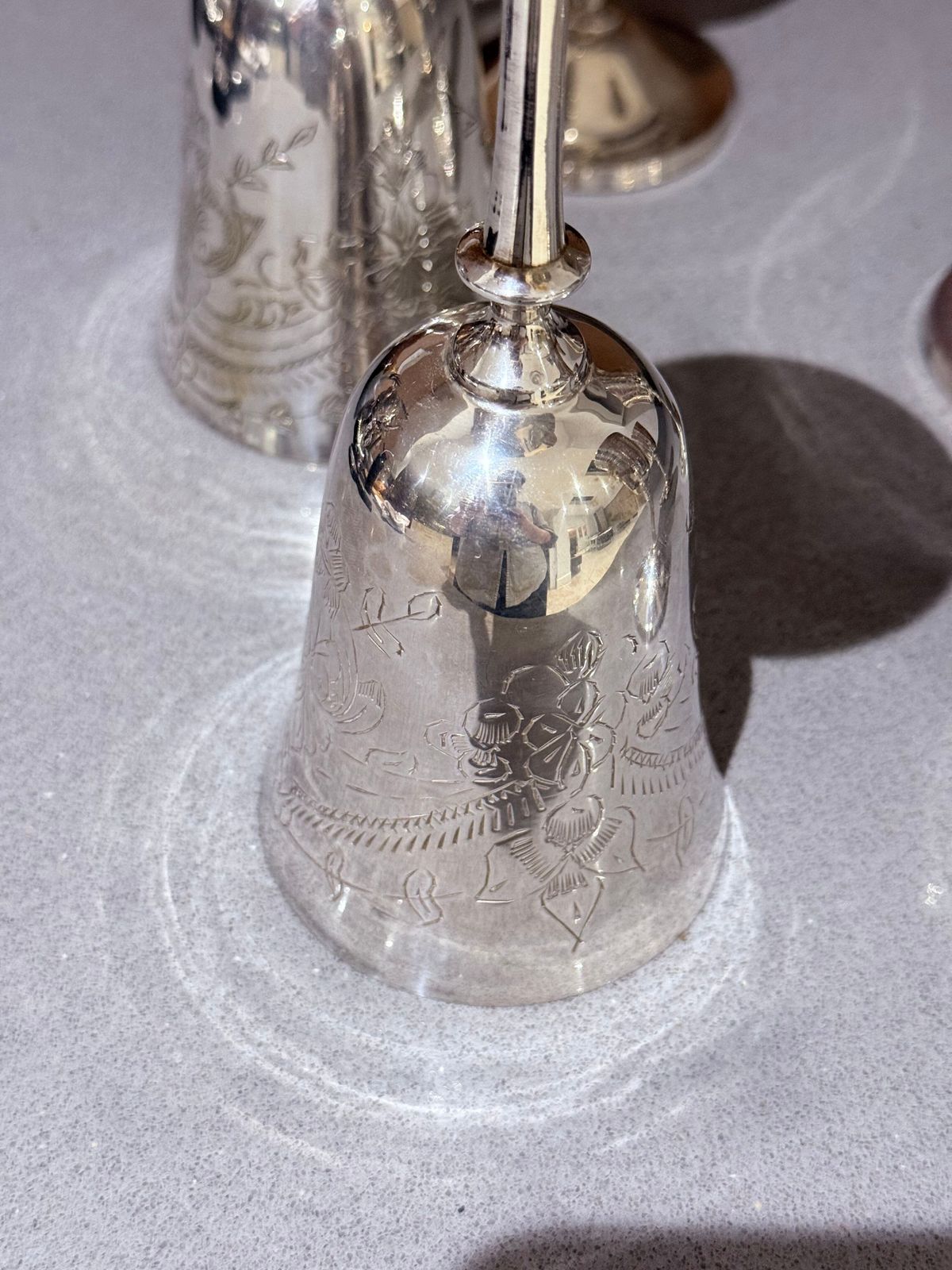 1300.0 Glasses Silver Alpaca Botticelli's Venus Drinking Glassware For Sale Set Of Six photo