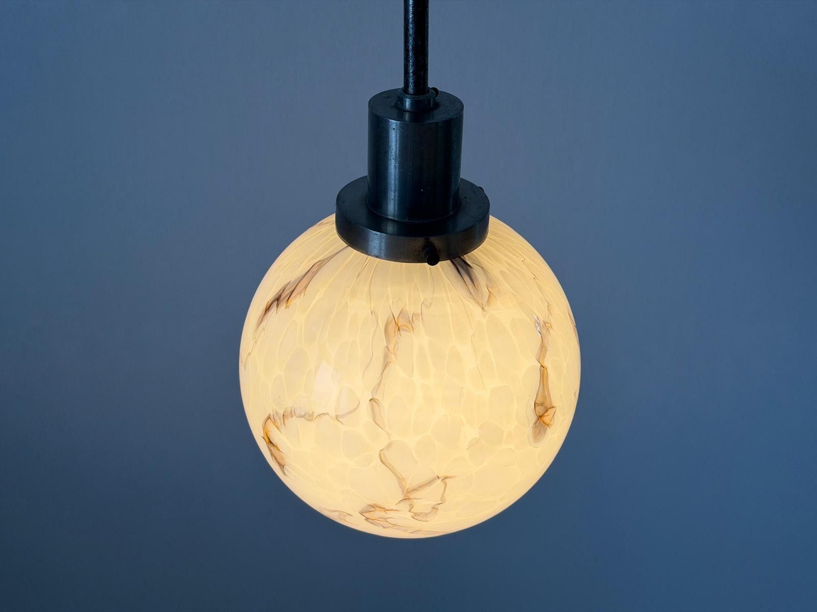 Art Deco Exceptional Cinema Ceiling Lamp With Glass Ball , 1930s, France photo 2034.0