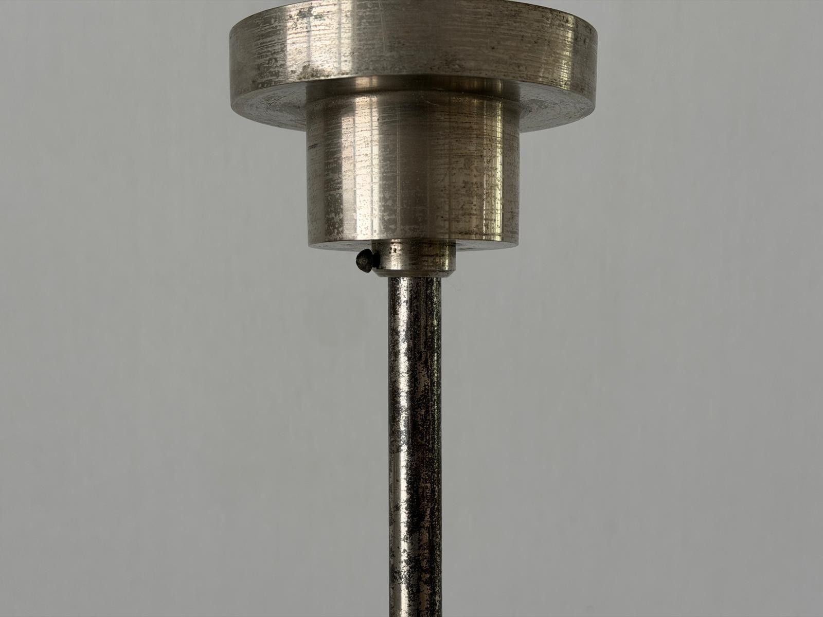 2034.0 Art Deco Exceptional Cinema Ceiling Lamp With Glass Ball , 1930s, France photo