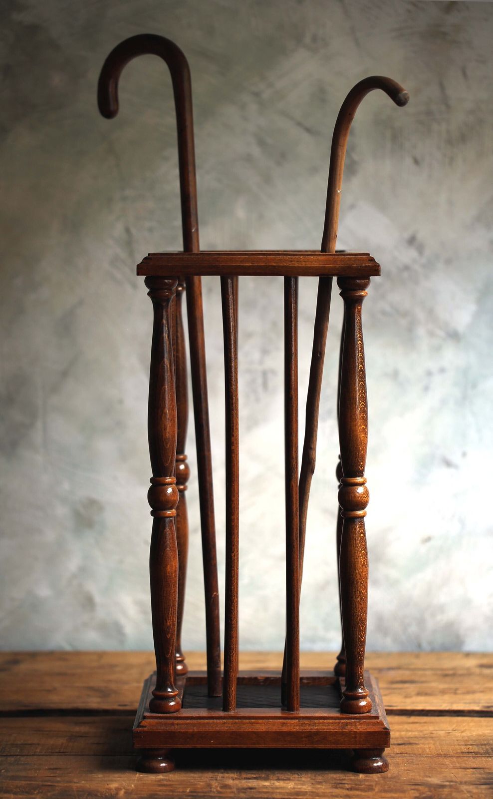 French Wooden Stick Stand Umbrella Stand Walking Stick Holder Hall Furniture photo 143.0