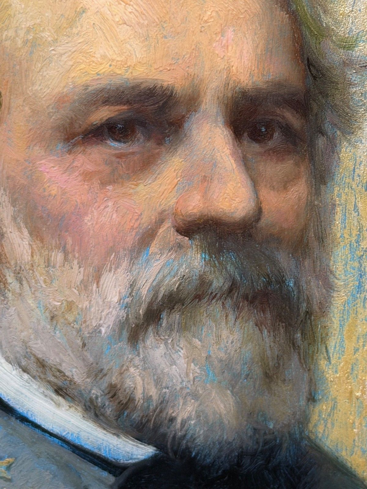 Oil Portrait Painting General Robert E. Lee Commander Of The Armies Of Confederate States photo vinterior