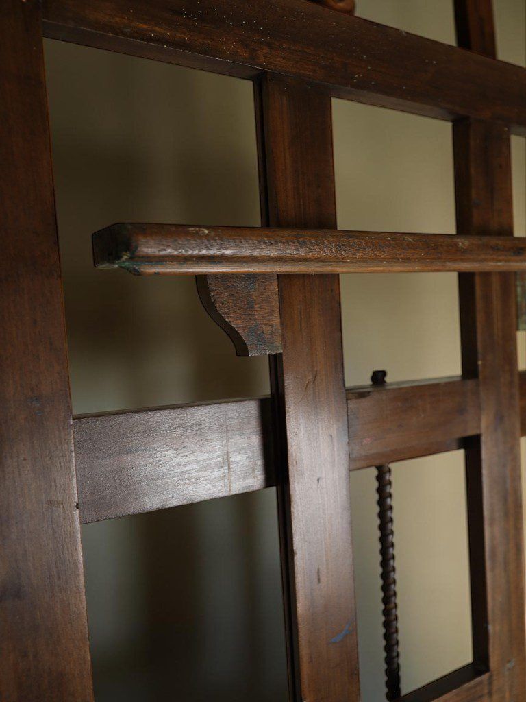 Victorian Mahogany Studio Easel By Joseph Fitter Of Birmingham photo buy