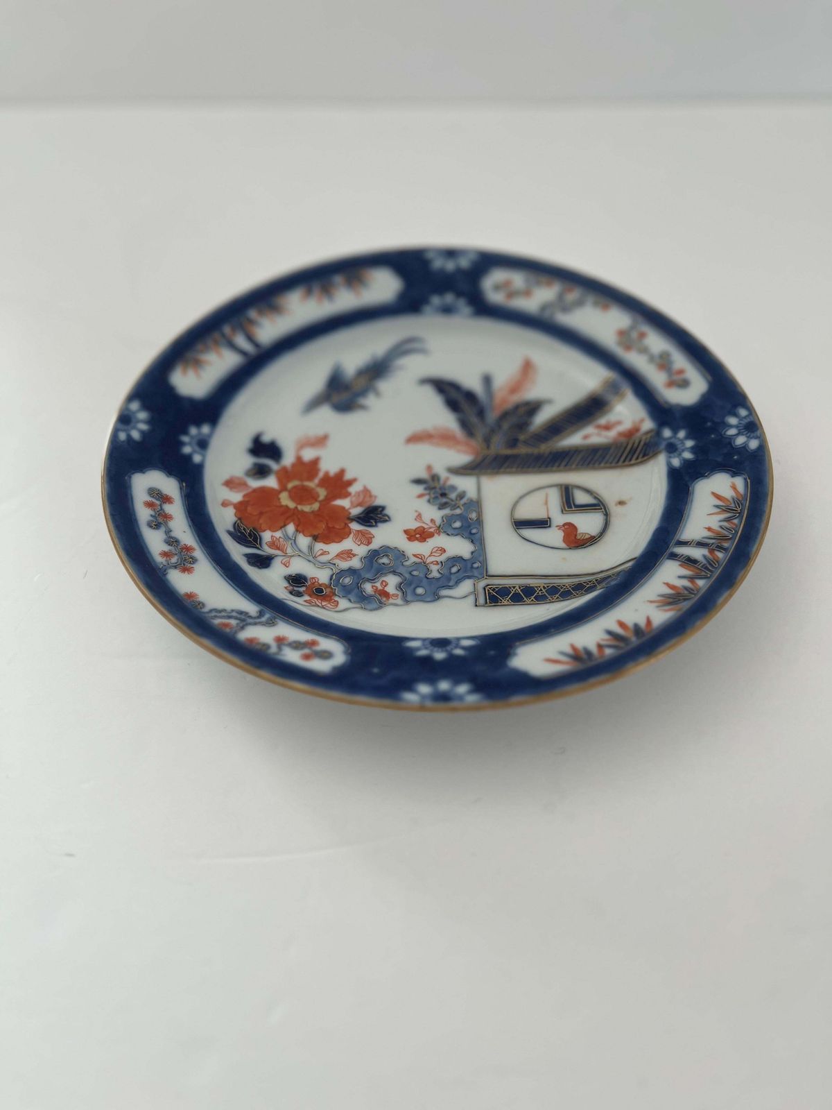 Kangxi Imari bord, Chinees porselein met Fenghuang vogel, ca. 1700 photo 607.0