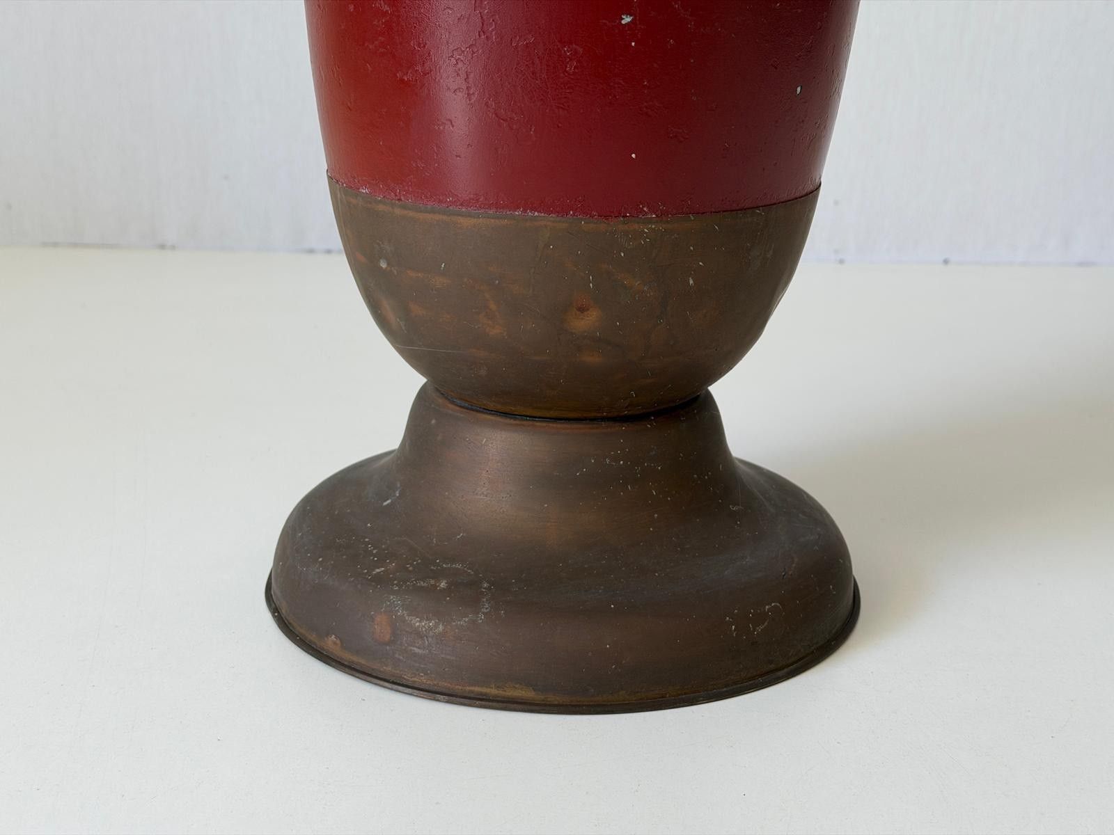 photo furniture Burgundy Brass Umbrella Holder, 1960s, Italy