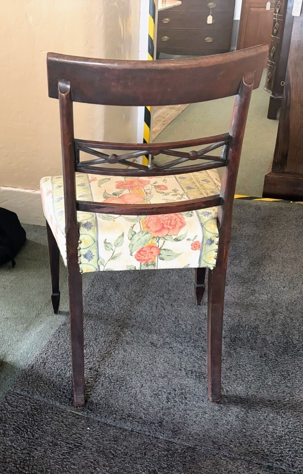 Set Of Six Early 19th Century Mahogany Dining Chairs photo Furniture