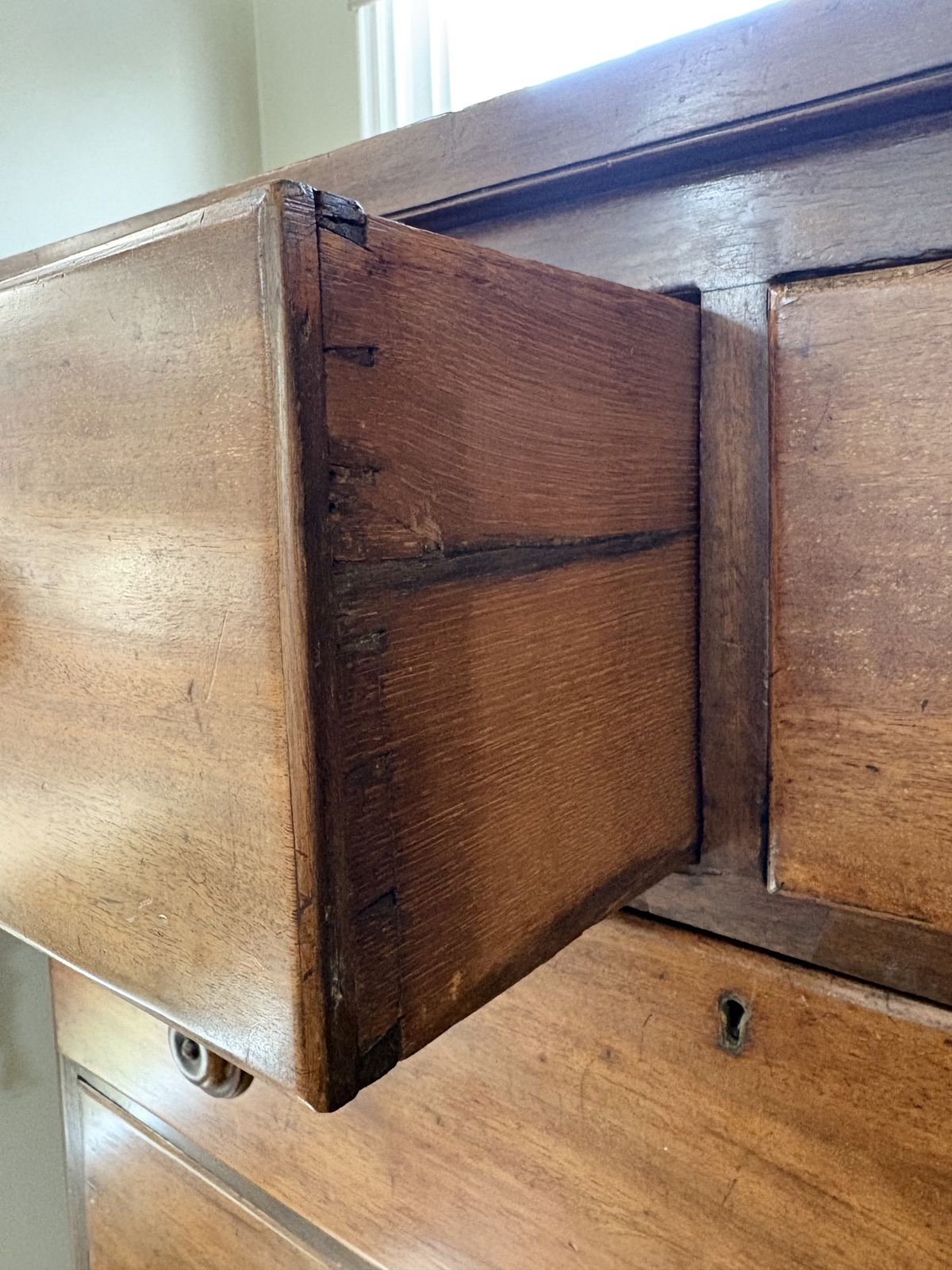 Antique Mahogany Chest Of Drawers photo for sale