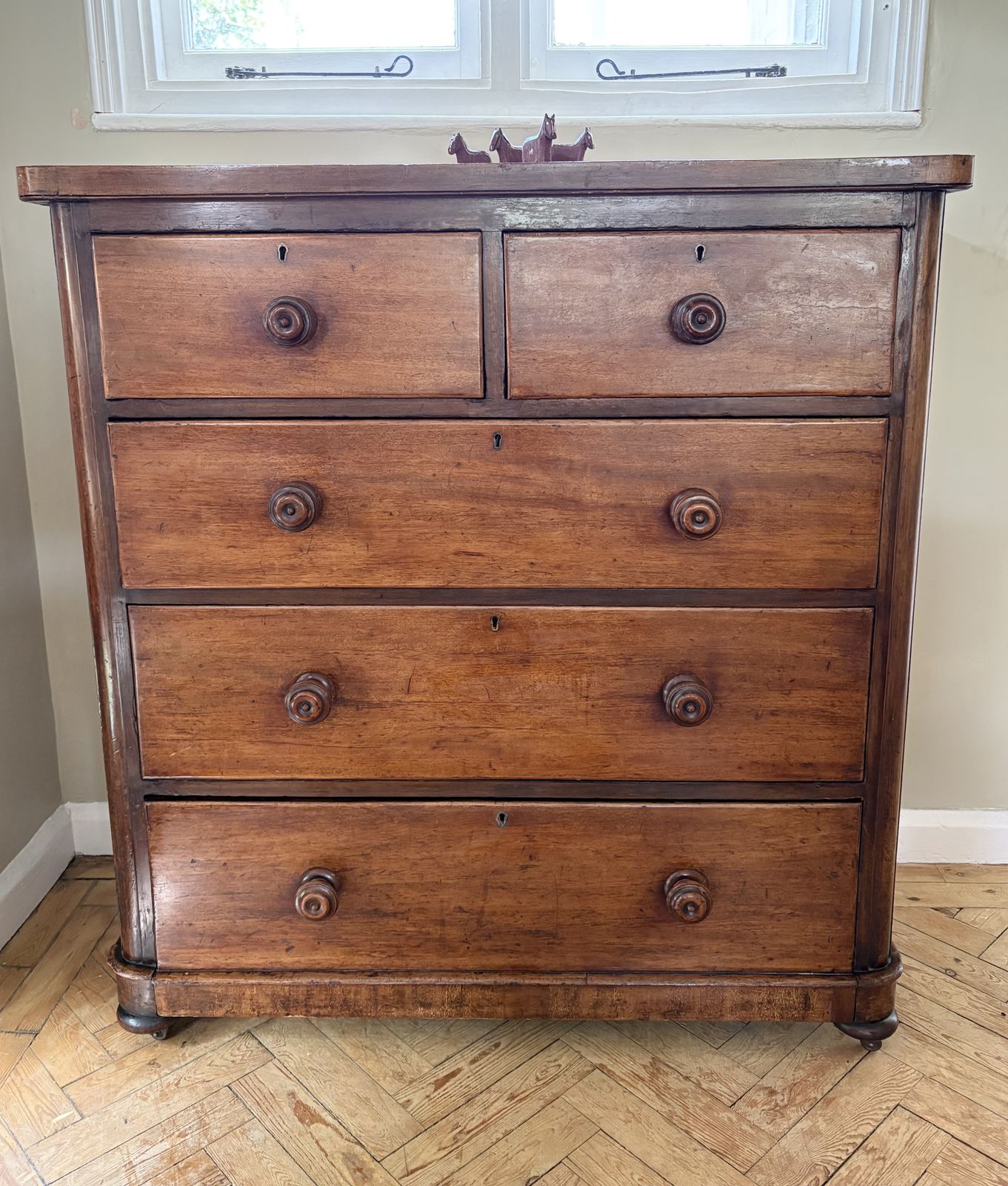 Antique Mahogany Chest Of Drawers photo vintage