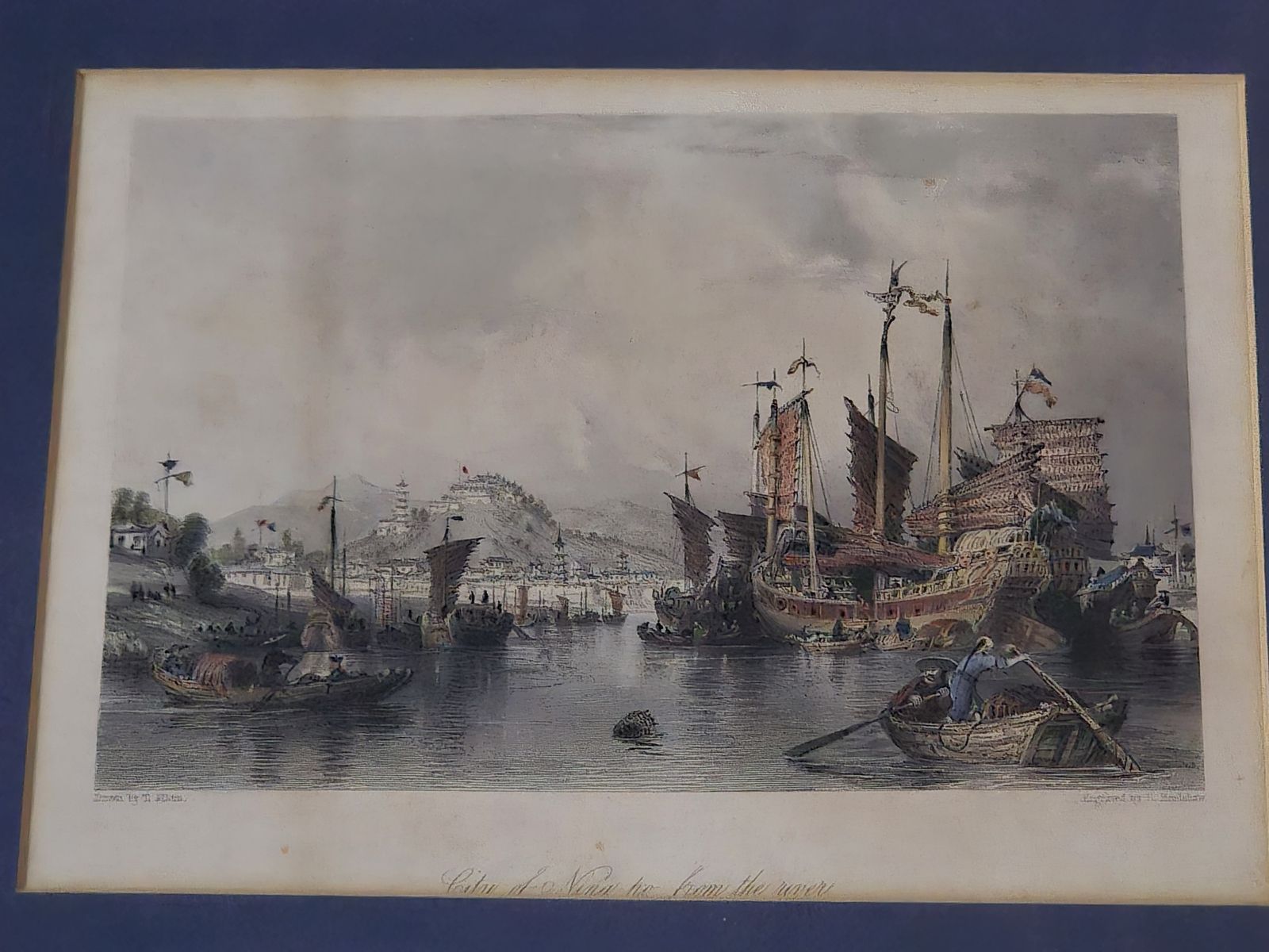 Framed Prints Of Chinese Landscape Scenes By Thomas Allom (Set Of 2) photo furniture