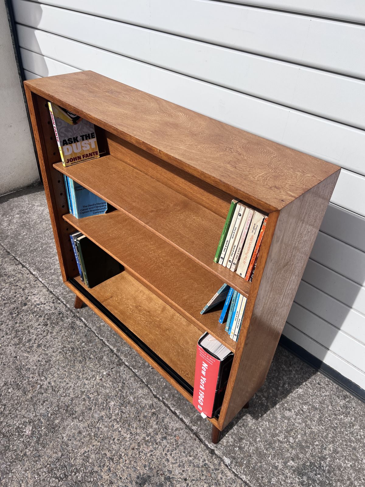 British Mid Century Oak Bookcase – C.1960s photo for sale
