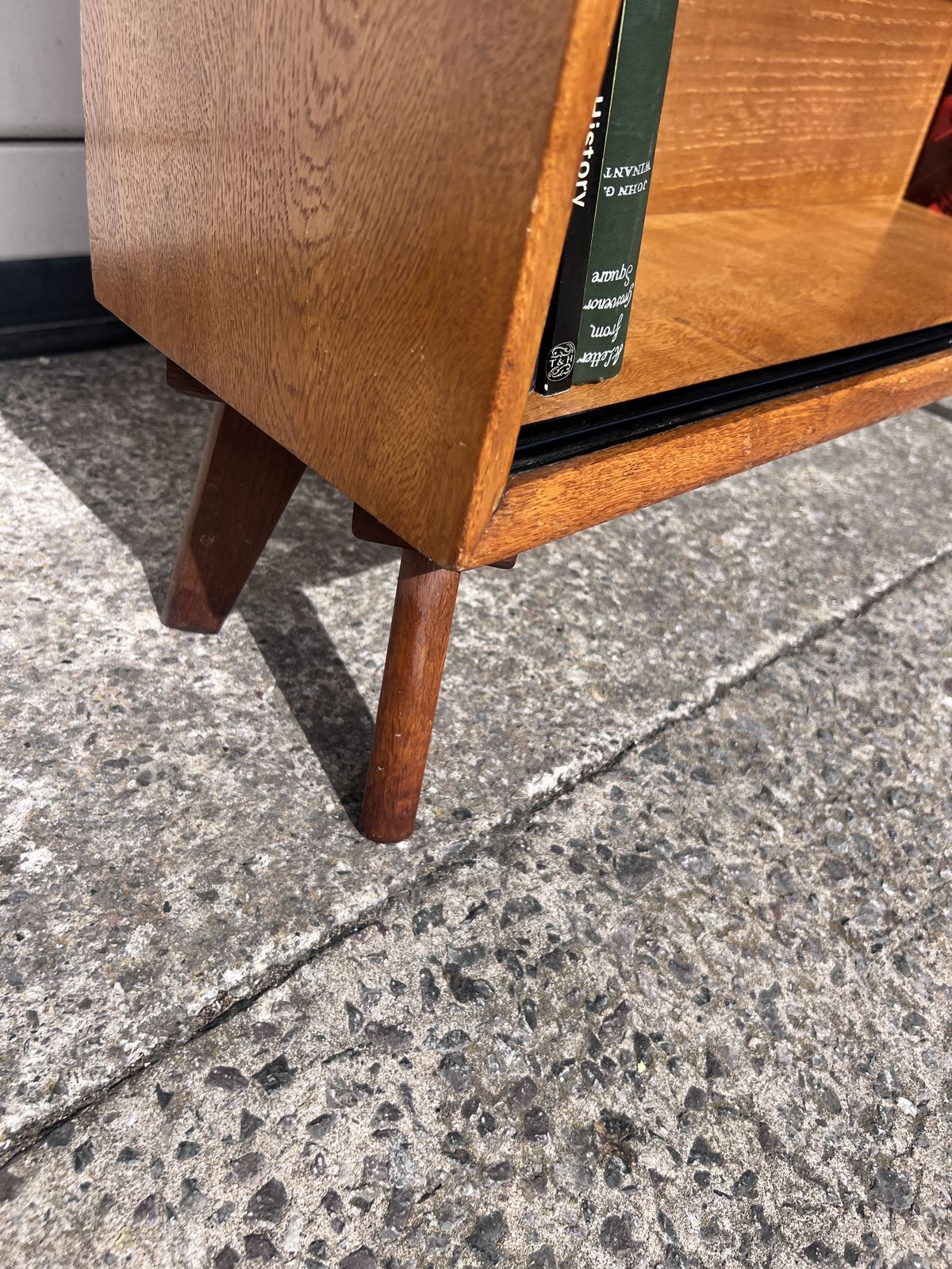 British Mid Century Oak Bookcase – C.1960s photo 320.0