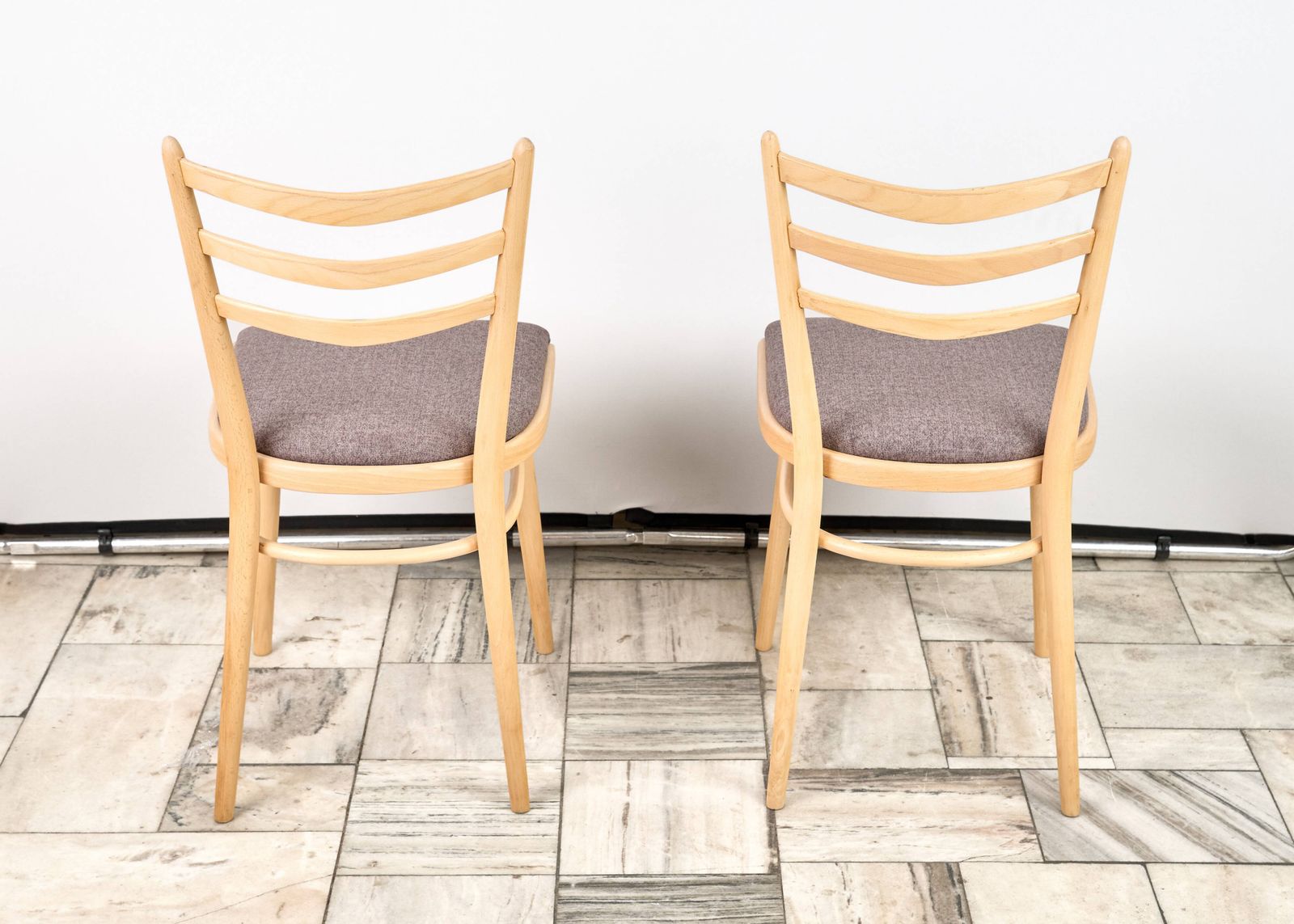 photo buy Set Of 4 Wooden Chairs Jitona 1960s Czechoslovakia