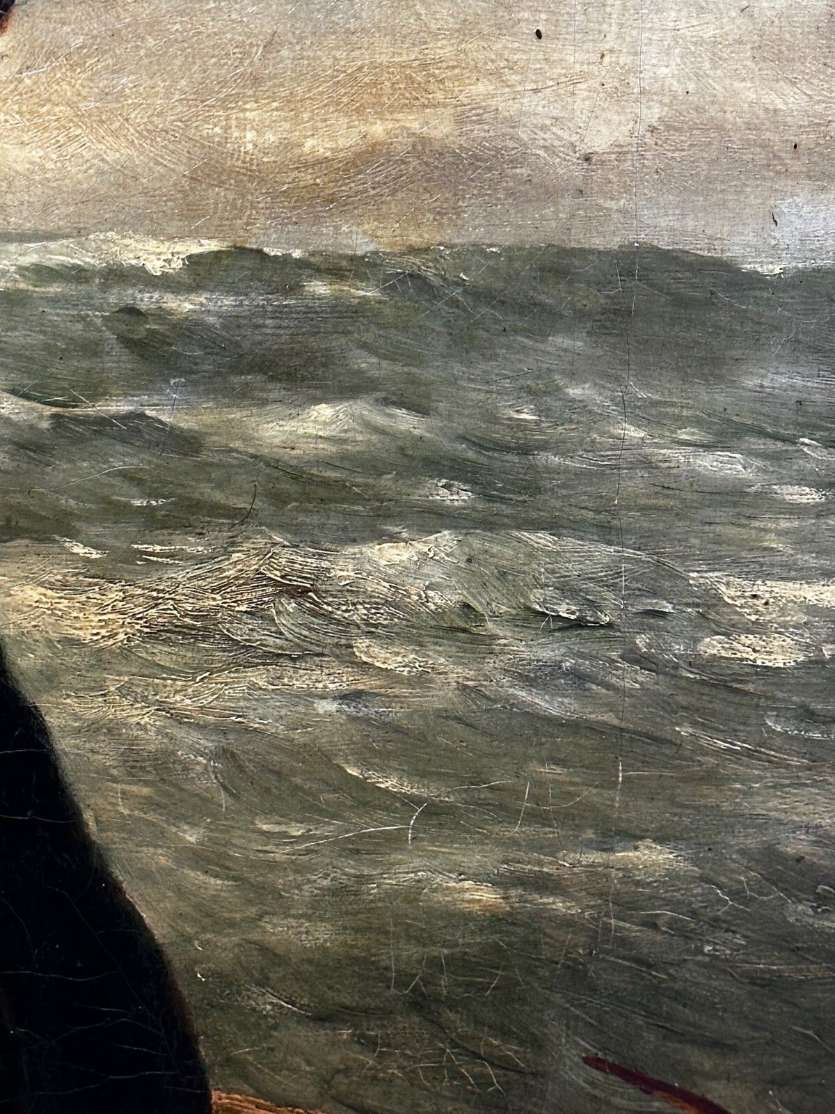 5000.0 19th Century Marine Oil Painting Portrait Cornish Fisherman Hooked Catch By Richard Harry Carter photo