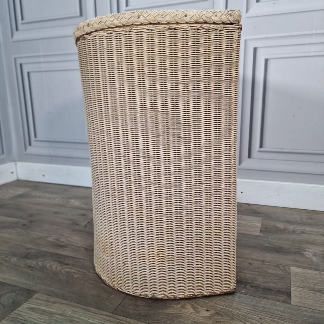 photo for sale Retro Vintage Laundry Basket Lloyd Loom Lusty Rattan Wicker Air Ministry