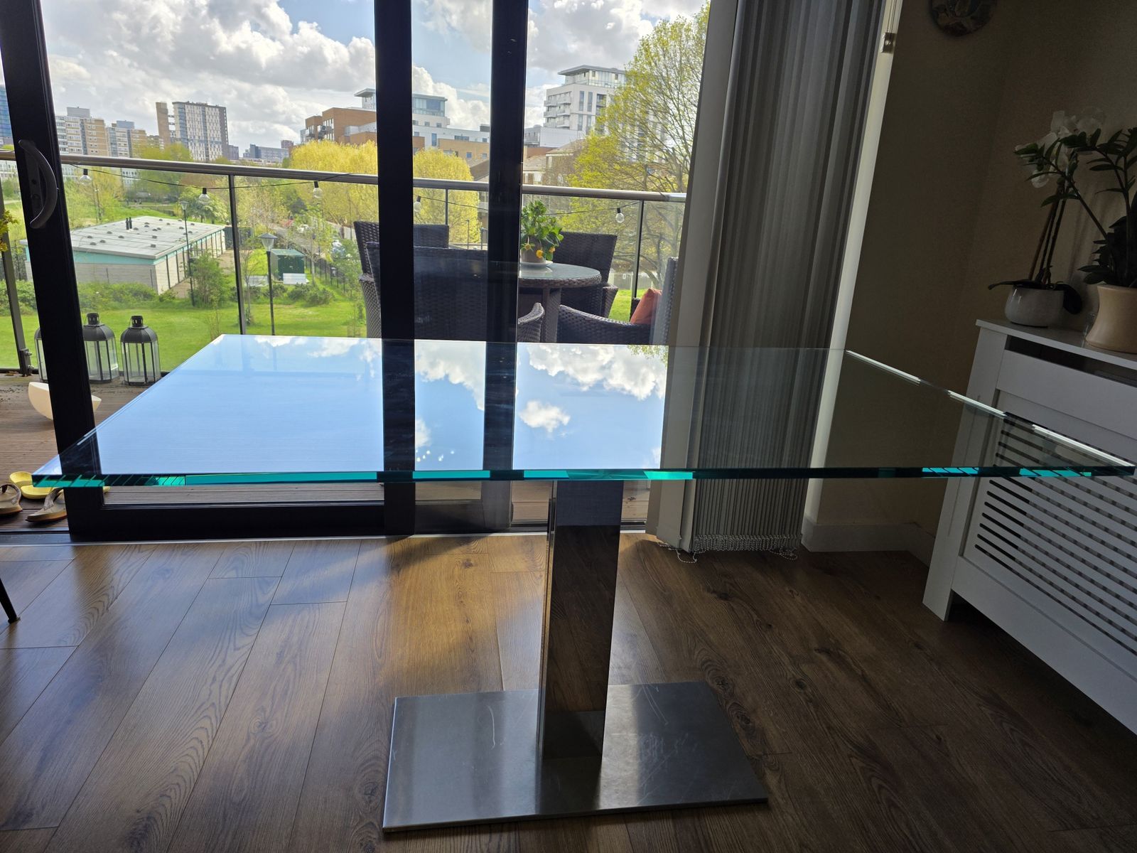 Cattelan Italia Elvis Glass Dining Table photo Furniture