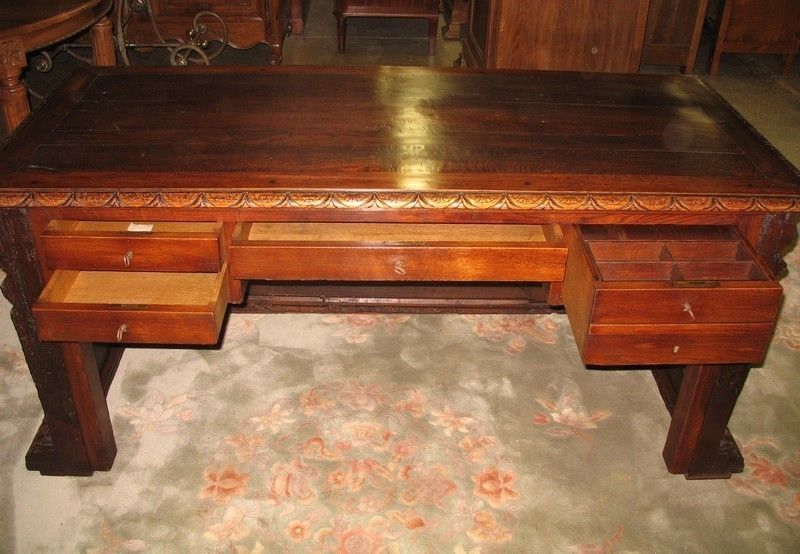 Chest Renaissance Office In Oak Seventeenth photo vinterior
