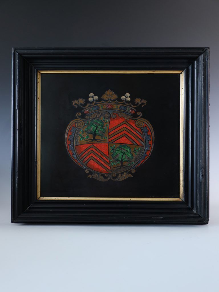 Large 19th Century Florentine Heraldic Pietra Dura Plaque, Allegory Of Peace, C.1890 photo furniture