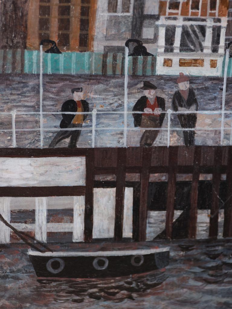 Alfred Daniels Rba Rws Oil Painting ‘St. Paul's Across The Thames’ London View, 1969 photo buy