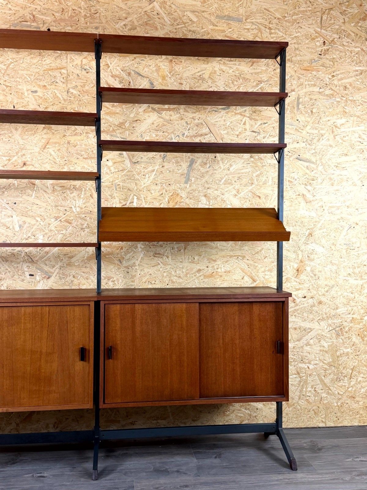 60s 70s Teak Shelving System Wall Unit By Olof Pira Sweden Mid Century photo Furniture