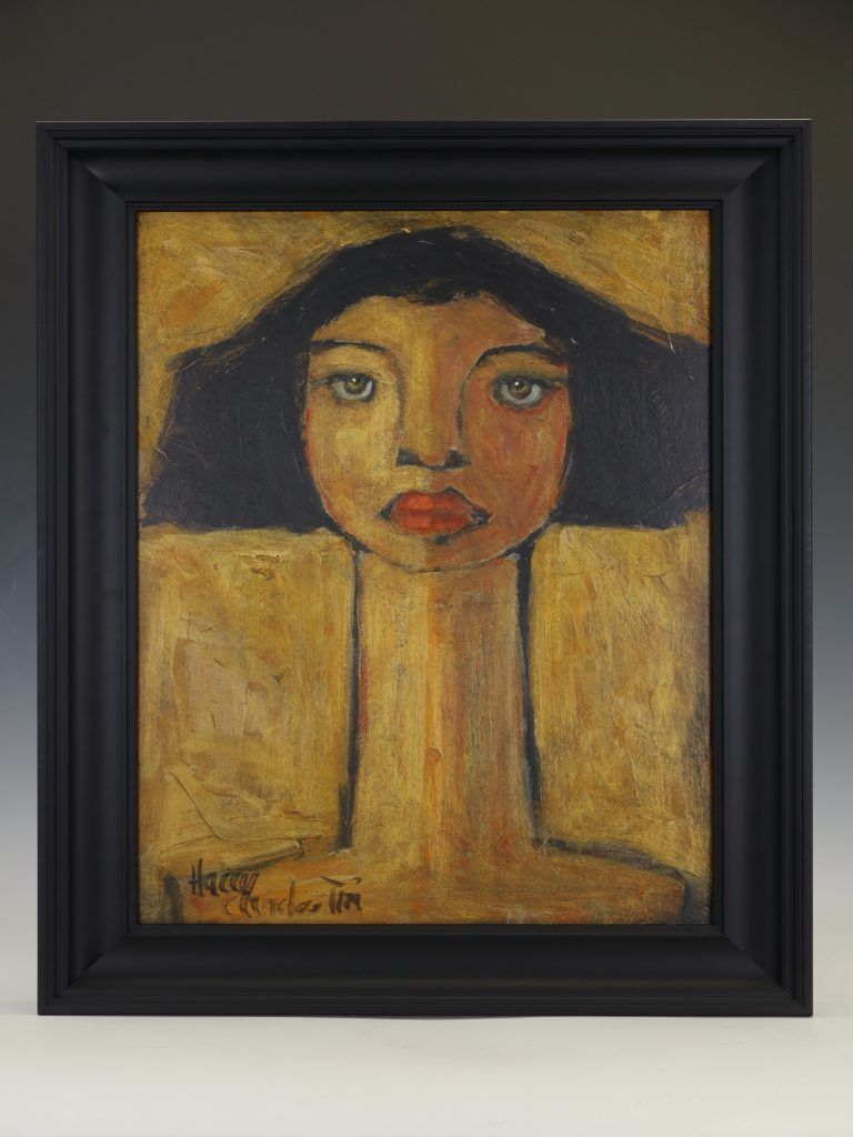 Harry Charles Tim Neo Expressionist Painting ‘Proud’ From The 'Longhead' Series, 2026 photo furniture