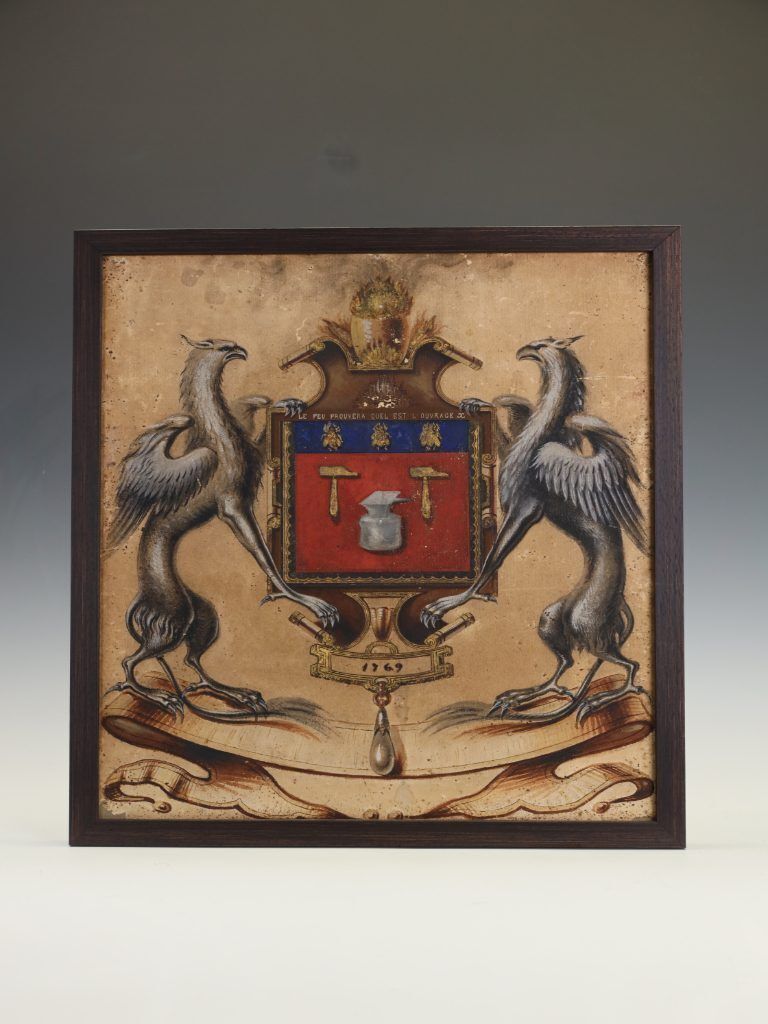 Original French Louis XV Coachbuilder’s Design For A Jeweller’s Trade Carriage, Dated 1769 photo furniture