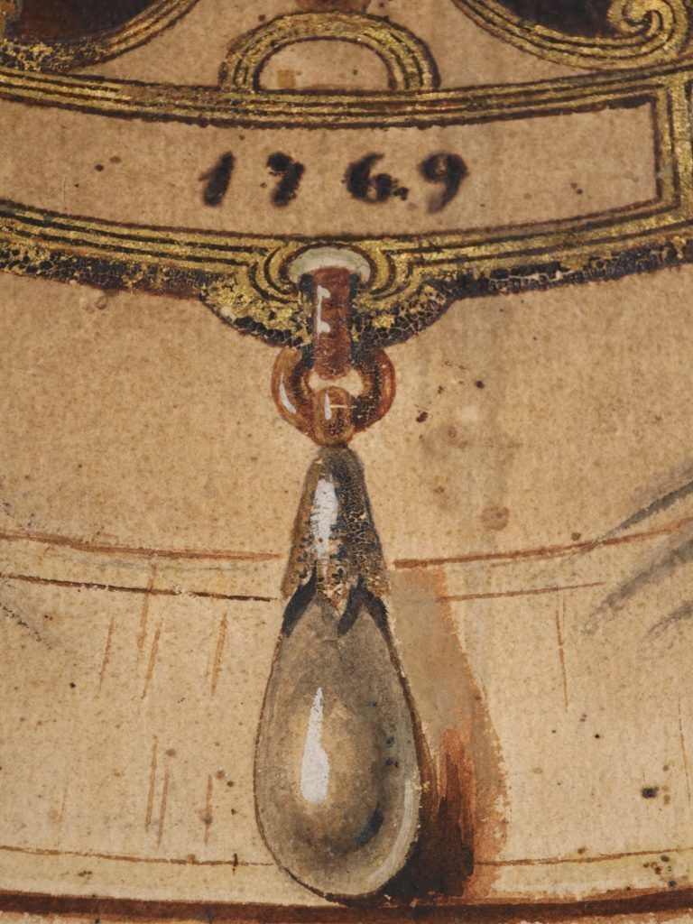 Original French Louis XV Coachbuilder’s Design For A Jeweller’s Trade Carriage, Dated 1769 photo vinterior