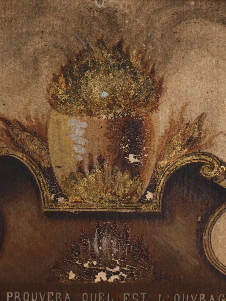 photo buy Original French Louis XV Coachbuilder’s Design For A Jeweller’s Trade Carriage, Dated 1769