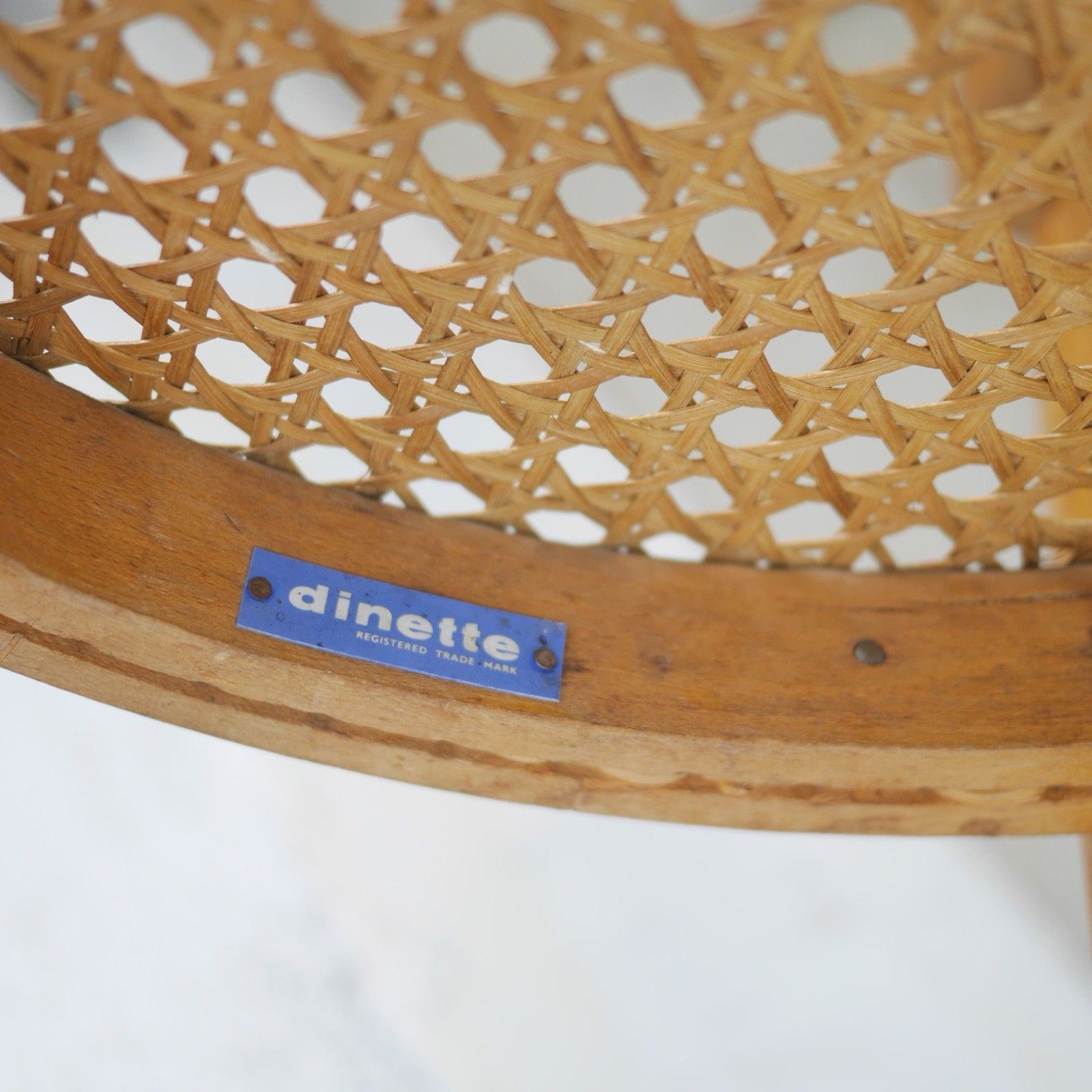 photo for sale Vintage Dinette Bentwood Caned Rattan Bistro Chair Thonet Style #103200
