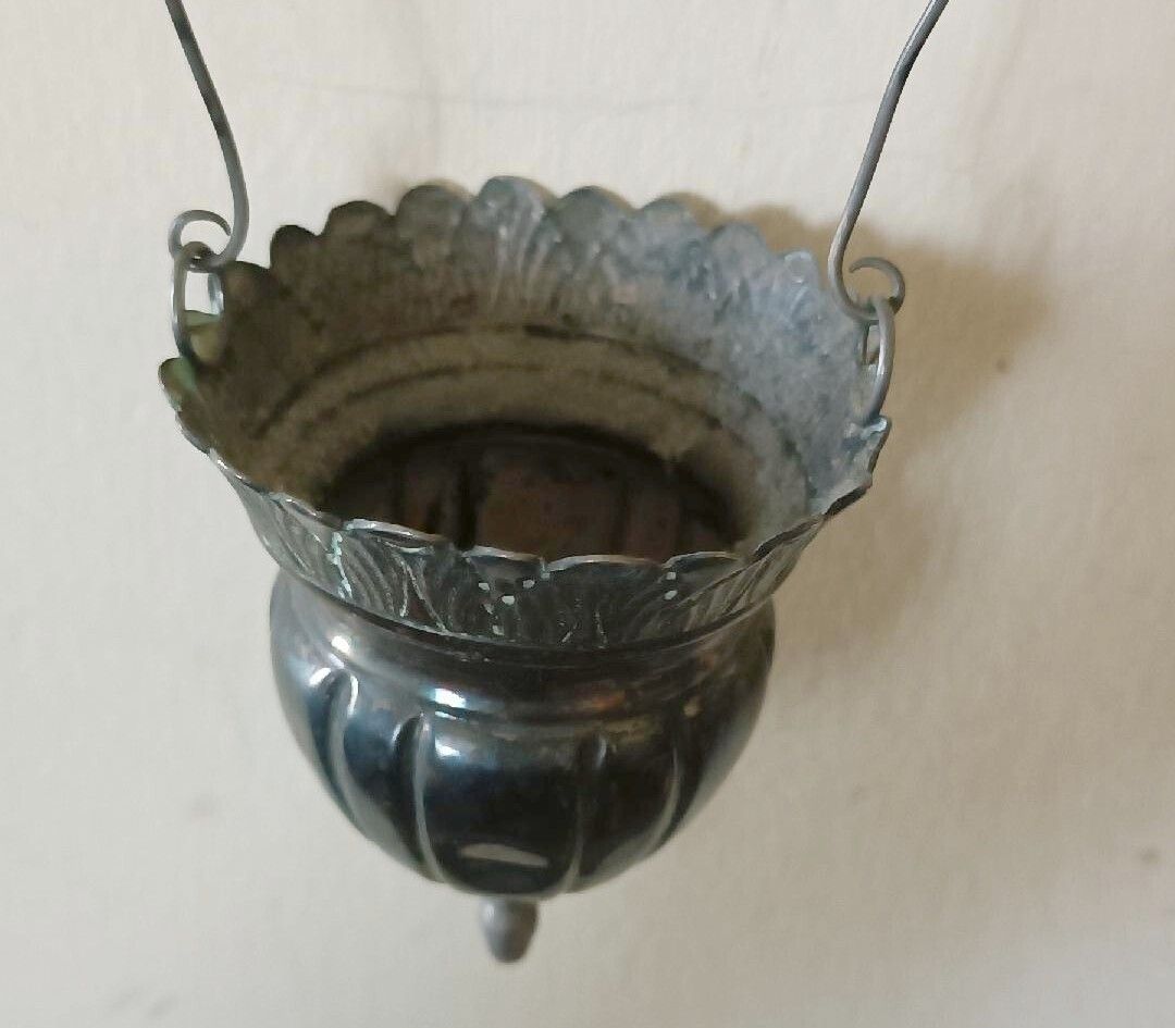 19th Century Italian Craftsmanship. Silver Holy Water Font With Removable Basin. photo 275.0