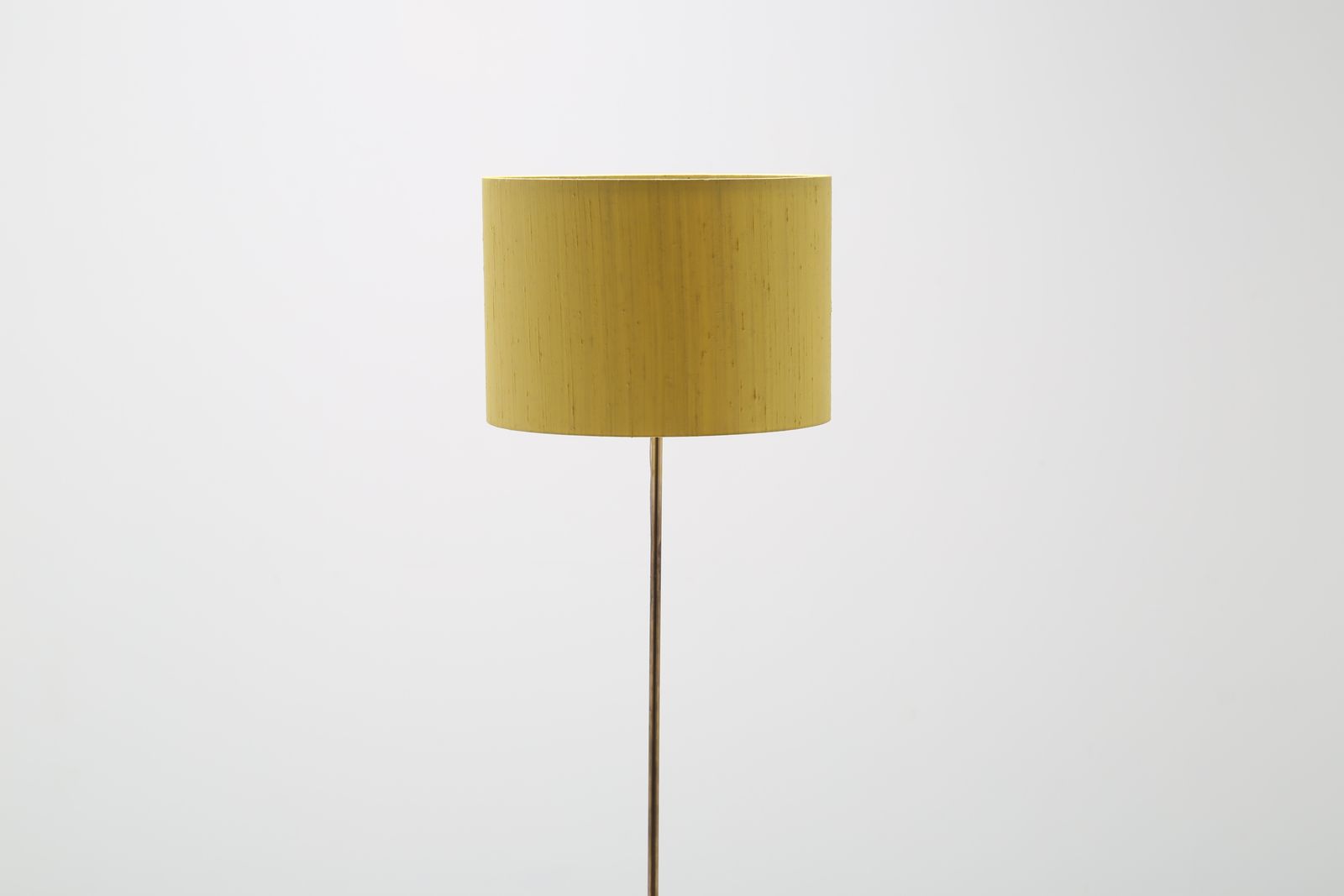 Mid Century Swedish Brass And Frosted Glass Floor Lamp By Falkenbergs Belysning, 1960s photo vinterior