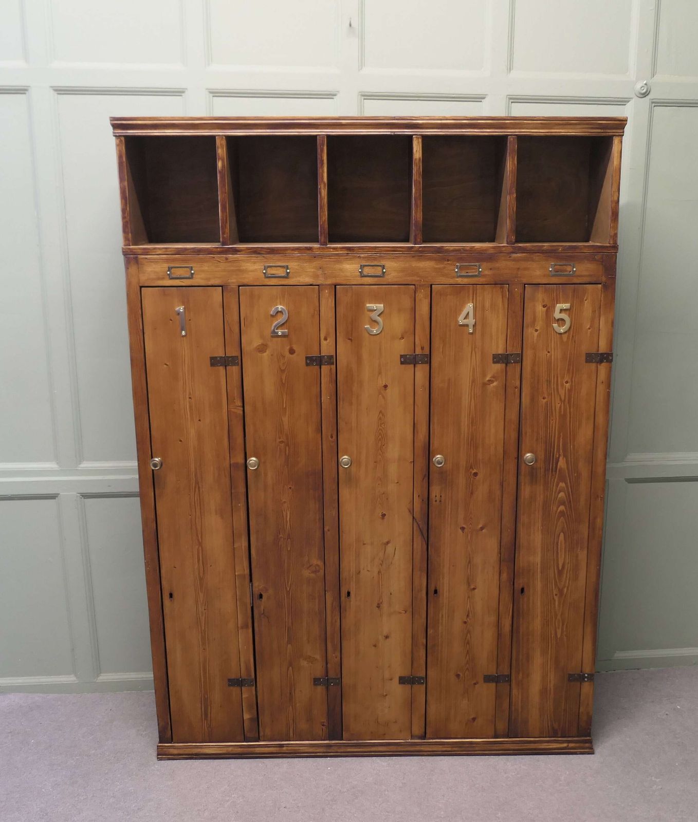Pine Sports Locker, Equipment Cupboard A Good Piece,