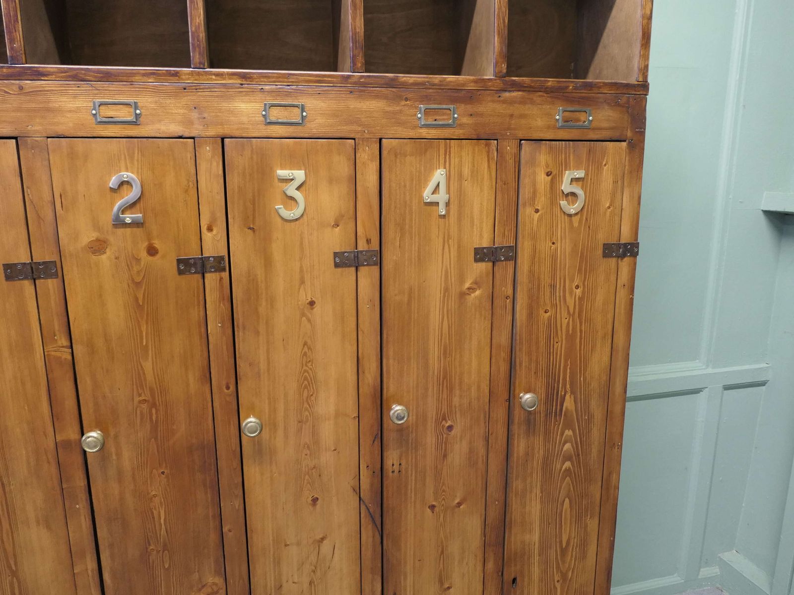 Pine Sports Locker, Equipment Cupboard A Good Piece, photo for sale