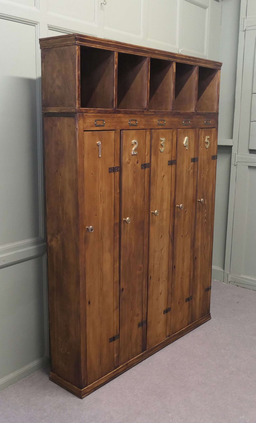 Pine Sports Locker, Equipment Cupboard A Good Piece, photo Furniture